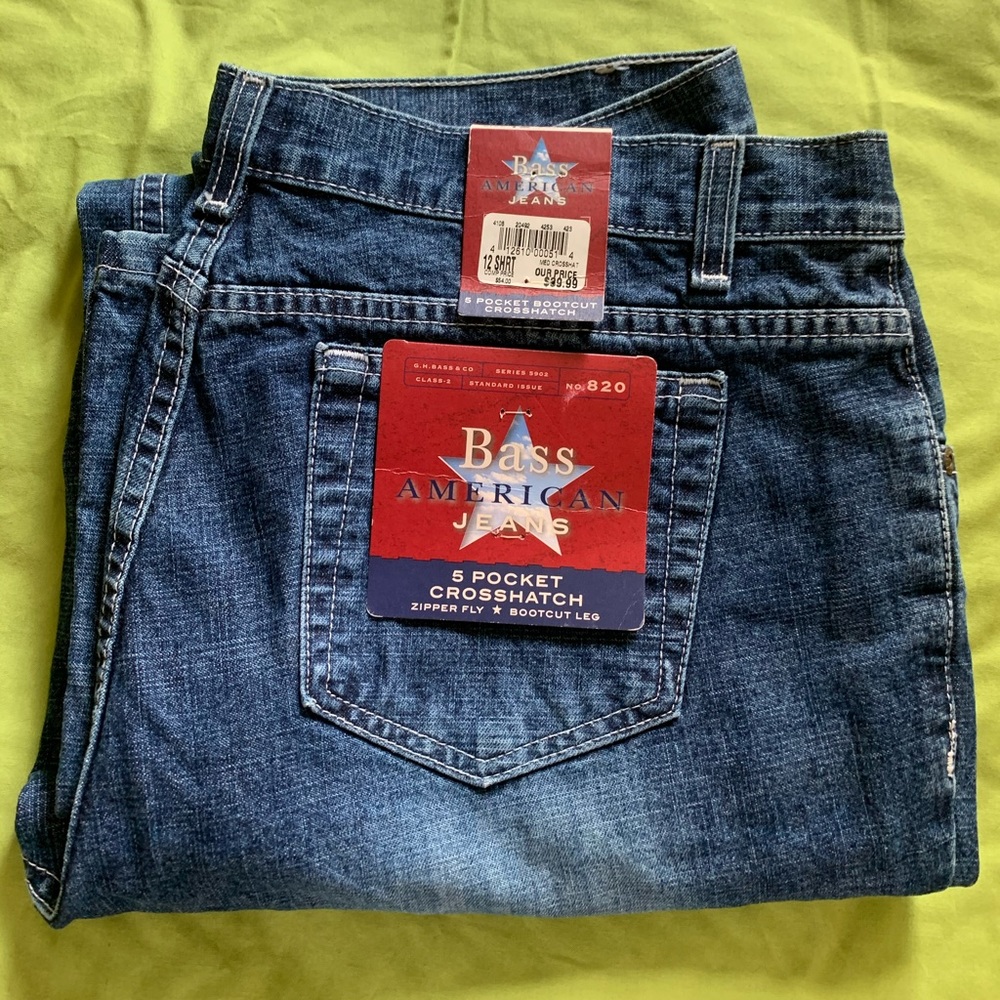 Bass American Blue Jeans NWT